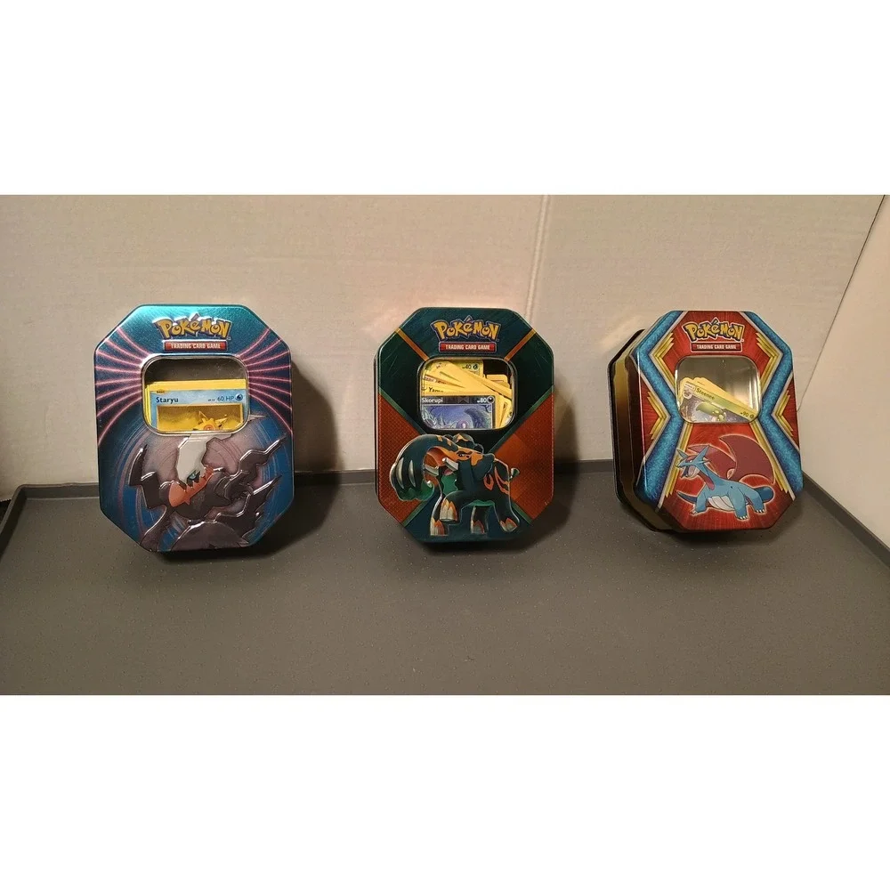 Pokemon TCG Card Lot Kids Multi Assortment Darkrai Salamence Tins Bulk J14